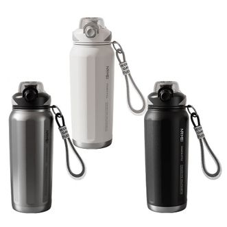 恩尔美（nRMEi）  1000ml保冷保温杯大容量户外运动吨吨杯水壶