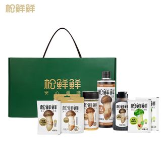 松鲜鲜  鲜鲜礼调味品礼盒 松茸调味料鲜酱油素蚝油油醋汁一品鲜 调味组合（调料调味品） 礼盒装