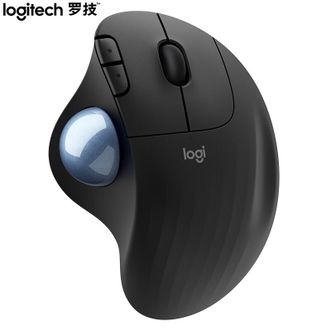 罗技（Logitech）M575无线蓝牙鼠标、人体工学鼠标轨迹球笔记本电脑台式家用鼠标