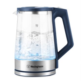 西屋Westinghouse  电热水壶WEK-C43炫蓝沸水净透优雅2000ml