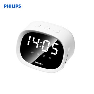 飞利浦（PHILIPS）  TAS2909 无线蓝牙音箱镜面闹钟家用智能桌面音响