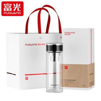 富光（FUGUANG）  水晶杯轻奢水杯男士礼盒茶杯送礼送长辈玻璃杯