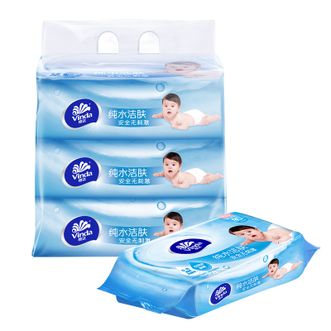维达 （Vinda ）婴儿柔湿巾 80片/包*3包