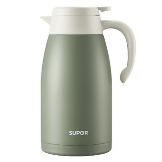苏泊尔(SUPOR)   真空保温壶2L 大容量车载旅行 304不锈钢-长效保温杯