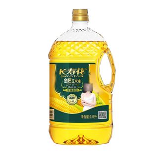长寿花  金胚玉米油2.5L*1瓶 非转基因物理压榨烘焙植物油