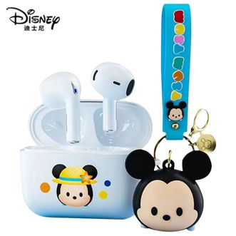 迪士尼/Disney  无线蓝牙耳机半入耳式蓝牙5.3高保真音质长续航耳机J16米奇白