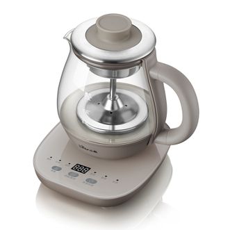 小熊/Bear  蒸汽喷淋煮茶壶煮茶器家用办公室养生壶冲泡茶叶烧水壶0.8L容量迷你养生壶煮花茶黑茶