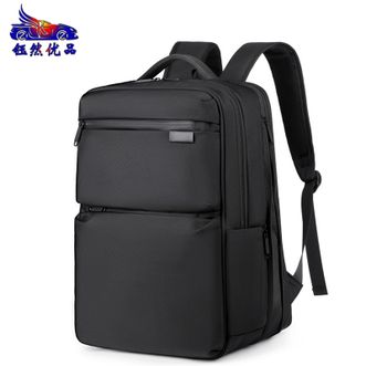 钰然优品  双肩包防泼水商务电脑包多隔层收纳学生书包9810