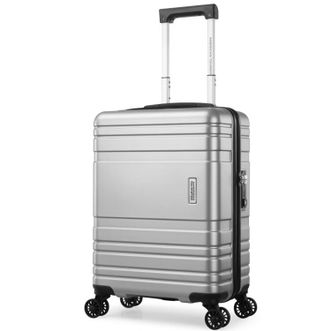 美旅/American Tourister  20英寸GROBEN X系列 高颜值型格时尚拉杆箱 大容量行李箱NC8*25001 银色