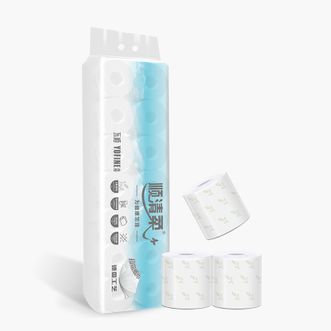 顺清柔印花有芯卷纸5层加厚107.1gx14卷1500g/提