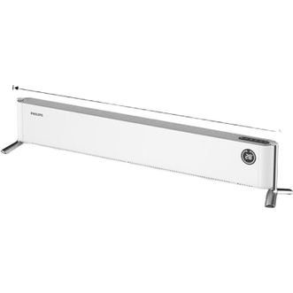 飞利浦/Philips  踢脚线取暖器 速热大面积电暖器移动地暖防水电暖气 AHR4144WKS