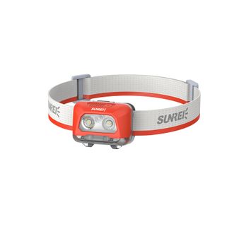 山力士  星光感应头灯LED夜钓强光露营灯 星光480熔岩橙