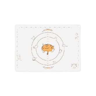 树可  橘猫冰皮硅胶揉面垫大号 SSD105769