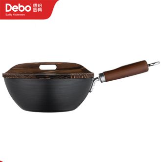 Debo  欧岱拉无涂层炒锅炒菜锅