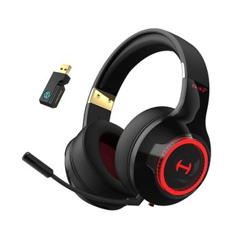 漫步者  2.4G无线蓝牙头戴式游戏耳机 7.1声道带麦双模无线电竞耳麦G4Spro黑 强续航竞技音乐耳机