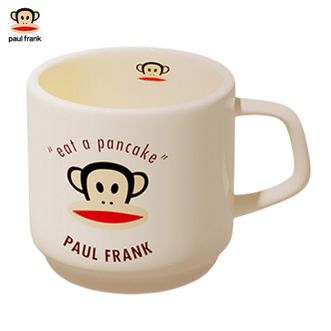 大嘴猴/PaulFrank  陶瓷杯 加厚杯壁杯把 舒适不烫手 高颜值马克杯 奶黄色