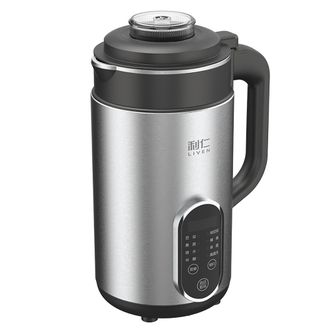 利仁/LIVEN  纯钛0涂层豆浆机1.2L家用免过滤低噪音高温自清洗全自动免煮五谷杂粮米糊机LLJ-TKR1898纯铜电机免过滤