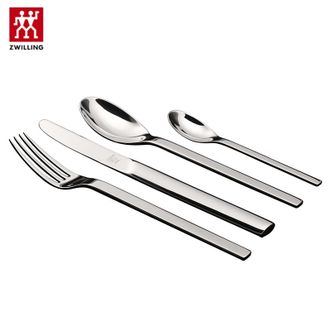 双立人  Minimalepolished系列西餐具4件套 餐具套装勺子叉子刀叉不锈钢咖啡勺西餐具四套装ZW-W601/07024-402-0