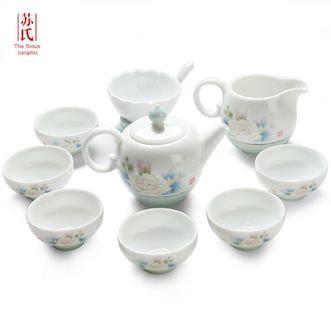 苏氏陶瓷/SUSHI CERAMICS  茶具套装天香茶壶茶杯陶瓷功夫茶具礼盒装