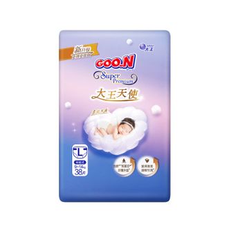 大王（GOO.N）  天使系列纸尿裤L38片(9-14kg)尿不湿 双驱芯 柔载万滴