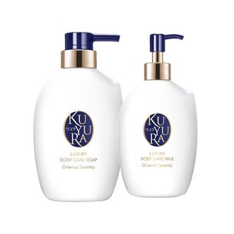 可悠然  沐浴乳奢宠美肌香氛身体护理套装 宁澄沐浴露400ml+身体乳300ml