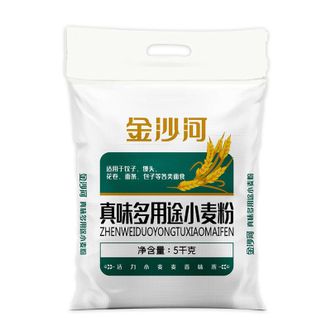 金沙河 5kg无纺布真味多用途小麦粉 金沙河 5kg无纺布真味多用途小麦粉