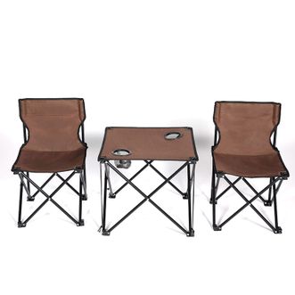 汉乐美途  户外桌椅折叠便携式野外露营用品户外郊游烧烤野餐桌椅HL-0202