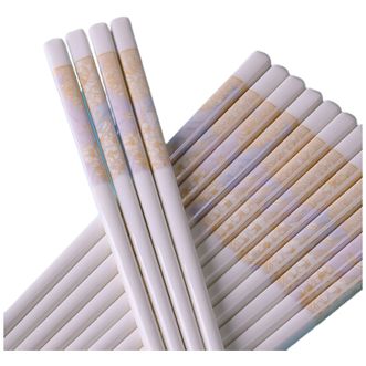 爱依瑞斯.ARIS  陶瓷筷子10双装KZ-10A 优质陶土高温烧制