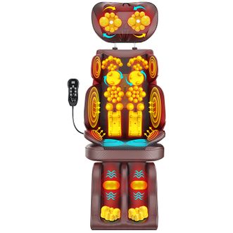 奥克斯/AUX  四节垫按摩靠垫GL-15-D【棕色】