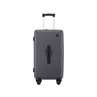 皇冠/Crown  多功能旅行手提箱大空间多收纳25寸需托运 C-F2021H 石墨黑