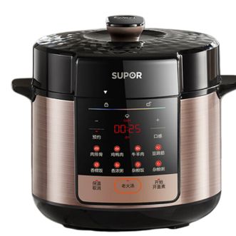 苏泊尔（SUPOR）  5l高压速烹双胆分煮不串味可涮火锅多功能家用预约电压力锅