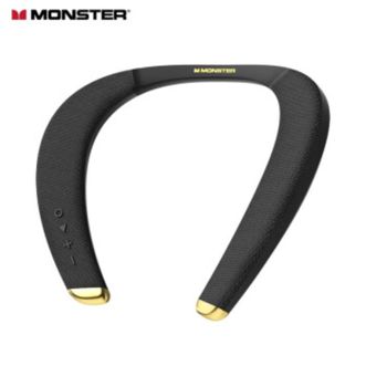 魔声  Boomerang Petite蓝牙挂脖音响 无线颈挂式音箱 防水高音质挂肩式式可穿戴式便携小巧音响 黑金色