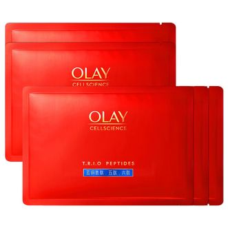 玉兰油（OLAY）胜肽红蓝Buff面膜5片（新老包装随机发货）