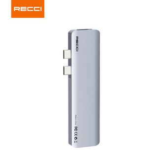 RECCI  多接口Type-c转接USBPD输入功率100W 锐思RH08