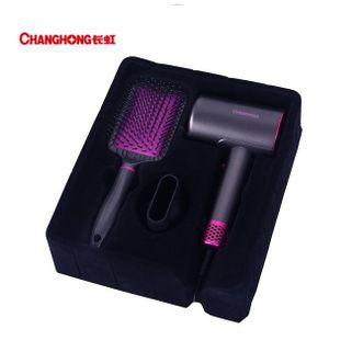 长虹/Changhong  电吹风套装，气垫梳+电吹风紫色 DCF-20A18