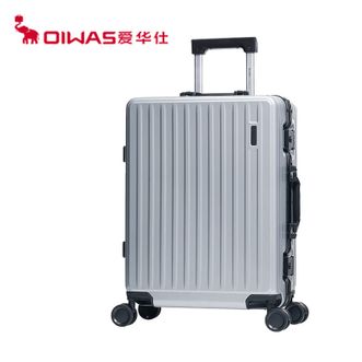 爱华仕/Oiwas  拉杆箱 磨砂铝框 飞机轮 20英寸 (银色)