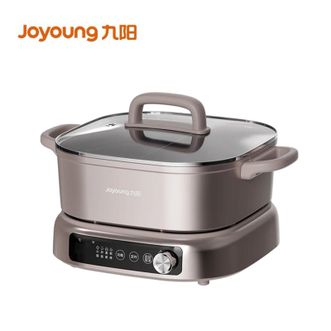 九阳/Joyoung  HG70-G766多功能锅鸳鸯电火锅 家用大容量大功率 智能定时电磁加热 7L 玫瑰金