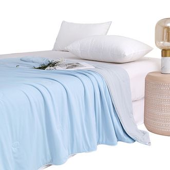 金丝莉  仙草果冻被浅蓝色 180x210cmJB-1312