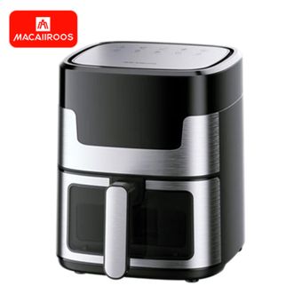 MACAIIROOS  6L容量可视空气炸锅蒸汽嫩烤电烤锅多功能触屏薯条机  MC-KL615