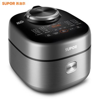 苏泊尔（SUPOR）  电压力锅5L 家用精钢球釜高压锅多功能压力锅IH加热压力多段调节电压力煲