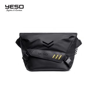 YESO  潮牌斜挎包男士运动户外通勤单肩包机能风骑行大容量男包 E132