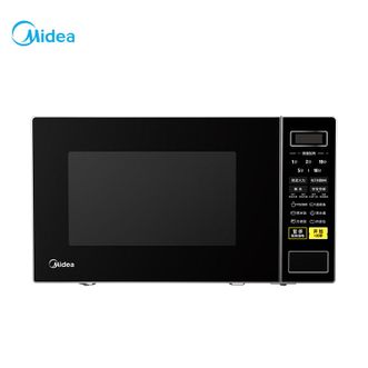 美的/Midea  微波炉家用小型20升转盘加热智能快捷菜单杀菌除味一键解冻M1L213C