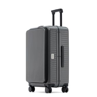 途帮Toboog  新前开盖TypeC+USB双充电口旅行箱3012-20寸