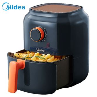 美的（Midea） 无油空气炸锅家用新款智能多功能电气炸锅大容量薯条机 3L大容量 深空蓝 KZ30E201