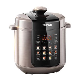 苏泊尔/Supor  压力锅 家用智能高压锅 0涂层钢胆智能预约电压力锅 SY-50YC5012 双胆