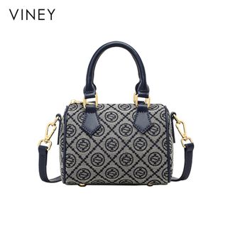 viney  高级感波士顿女包秋冬新款真皮美拉德单肩腋下斜挎包 V93703