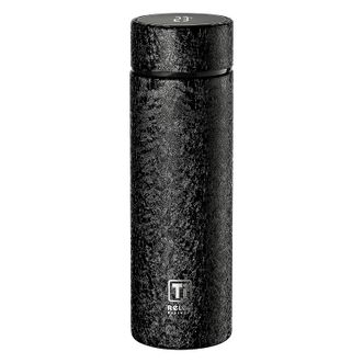 物生物  慕钛保温杯420ML男士茶水分离杯显温泡茶水杯