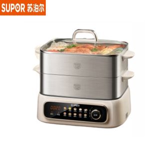 苏泊尔（SUPOR）  电蒸锅ZN30FC669 家用多功能涮火锅炖蒸煮一体电热锅 18L大容量电煮锅多用途锅