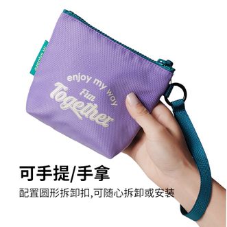 m square  多功能收纳包手机纸巾便携耳机化妆品收纳小手包随身零钱包