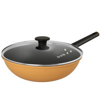 炊大皇  橙心铝合金不粘锅炒锅32cm  CG32CX